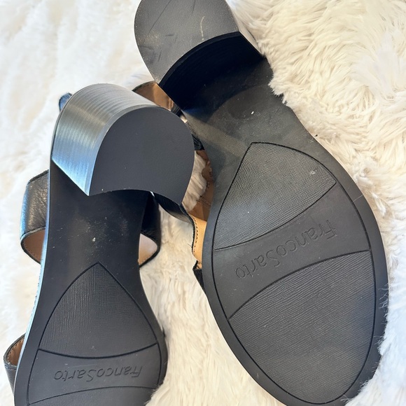 FRANCO SARTO HERMOSA~ NUBUCK LEATHER CAGE SANDALS - Picture 5 of 5